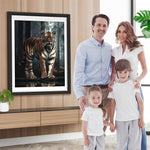 Tiger im Wald Diamond Painting