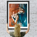 Tiger in Wasserfarben Diamond Painting