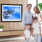 Tiger Mondschein Diamond Painting