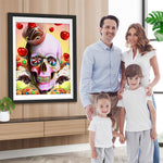 Totenkopf und Süßigkeit Diamond Painting