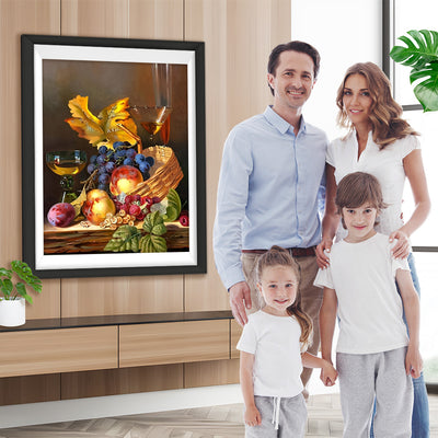 Trauben und Pfirsich Diamond Painting
