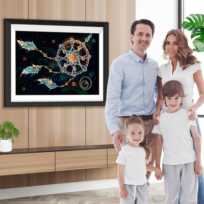 Traumfänger im Weltraum Diamond Painting