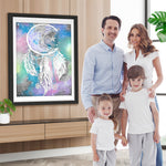 Traumfänger Mondsichel Stern Diamond Painting