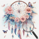 Traumfänger und Schmetterlinge Diamond Painting