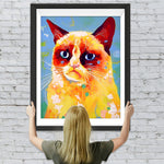 Traurige Katze Diamond Painting