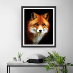 Trauriger Fuchs im Dunkeln Diamond Painting