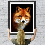 Trauriger Fuchs im Dunkeln Diamond Painting