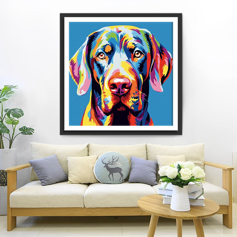 Trauriger Labrador Diamond Painting