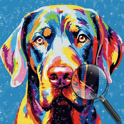 Trauriger Labrador Diamond Painting