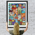 Überfüllte Stadt Diamond Painting