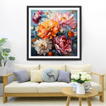 Üppige Chrysanthemen Diamond Painting