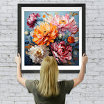 Üppige Chrysanthemen Diamond Painting