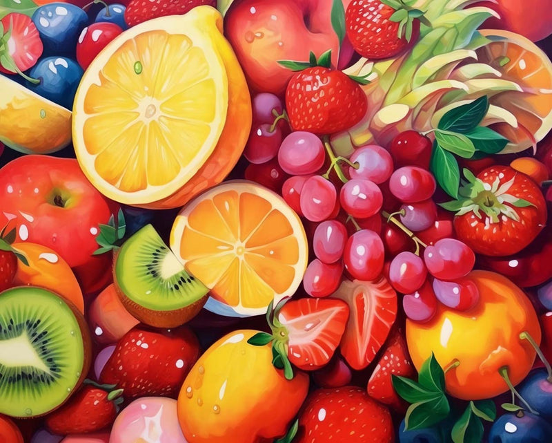 Üppige Früchte Diamond Painting