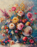 Üppige Pfingstrosenblüten Diamond Painting