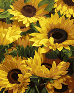 Üppige Sonnenblumen Diamond Painting