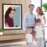 Umarmendes Paar Diamond Painting