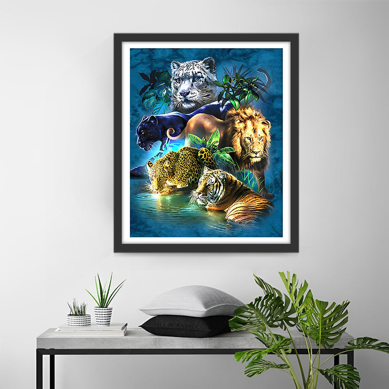 Urwaldtier Diamond Painting