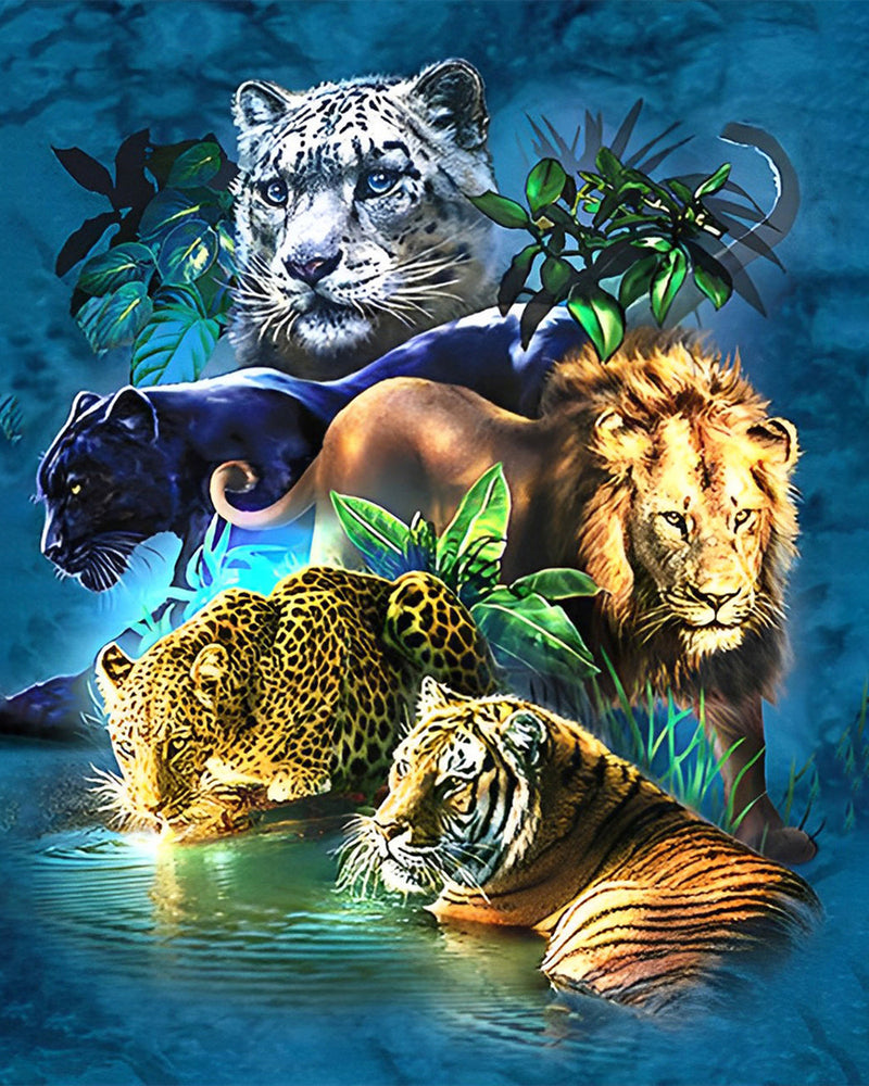 Urwaldtier Diamond Painting