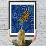 Van Gogh rudert ein Holzboot Diamond Painting