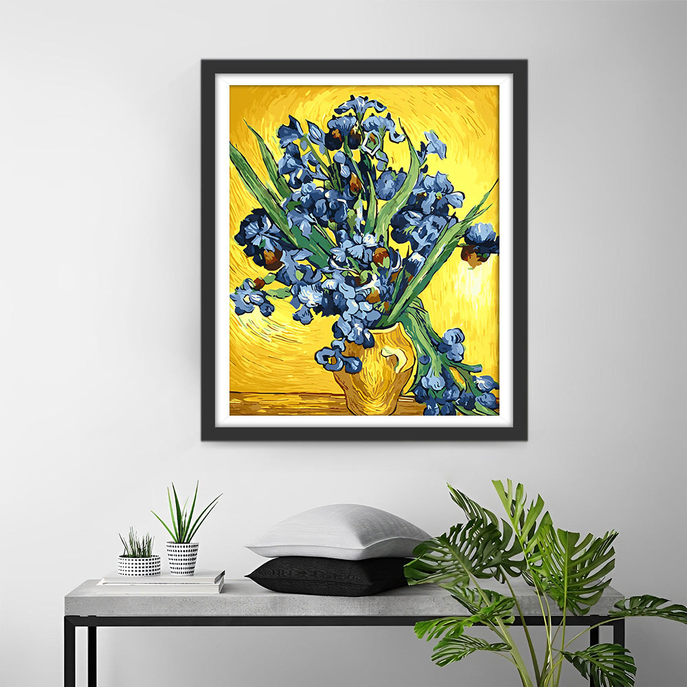 Van Gogh Stil Iris Diamond Painting