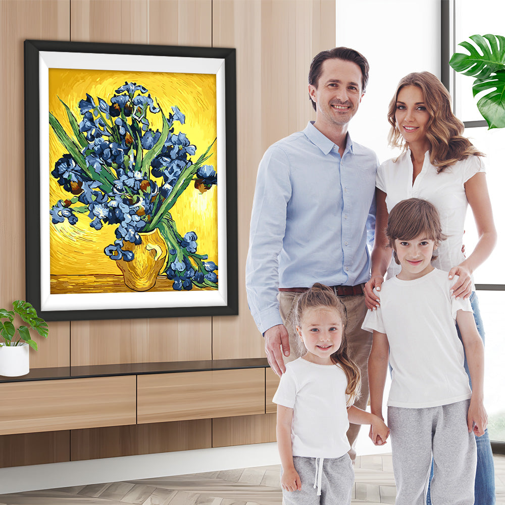 Van Gogh Stil Iris Diamond Painting