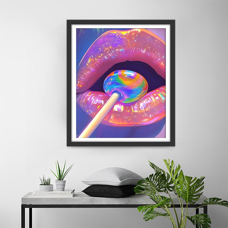 Verführerischer Lollipop Diamond Painting
