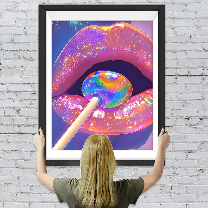 Verführerischer Lollipop Diamond Painting