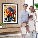 Verschiedene abstrakte Musikinstrumente Diamond Painting