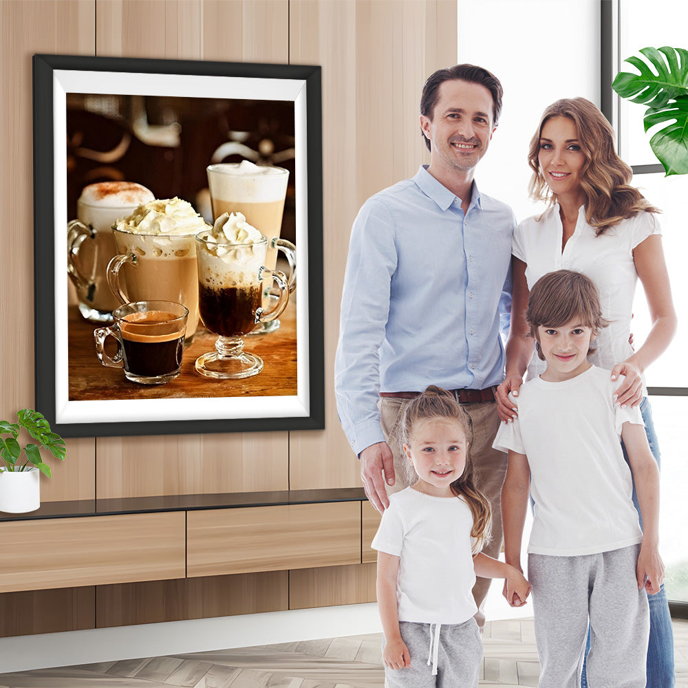 Verschiedene Kaffee Diamond Painting