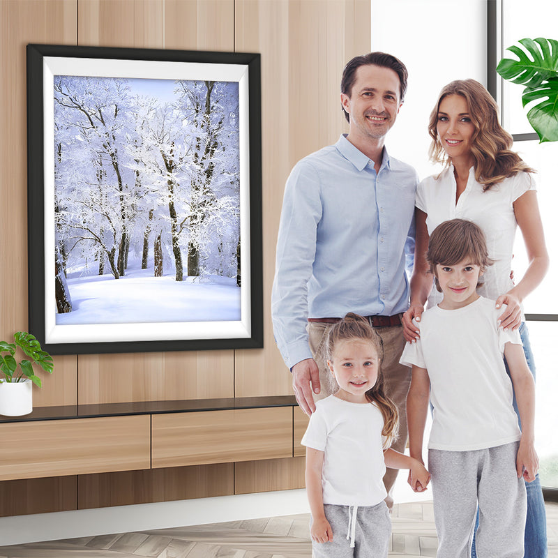 Verschneiter Wald Diamond Painting