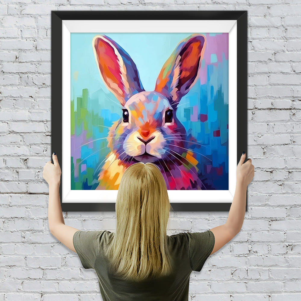 Verwirrtes Kaninchen Diamond Painting