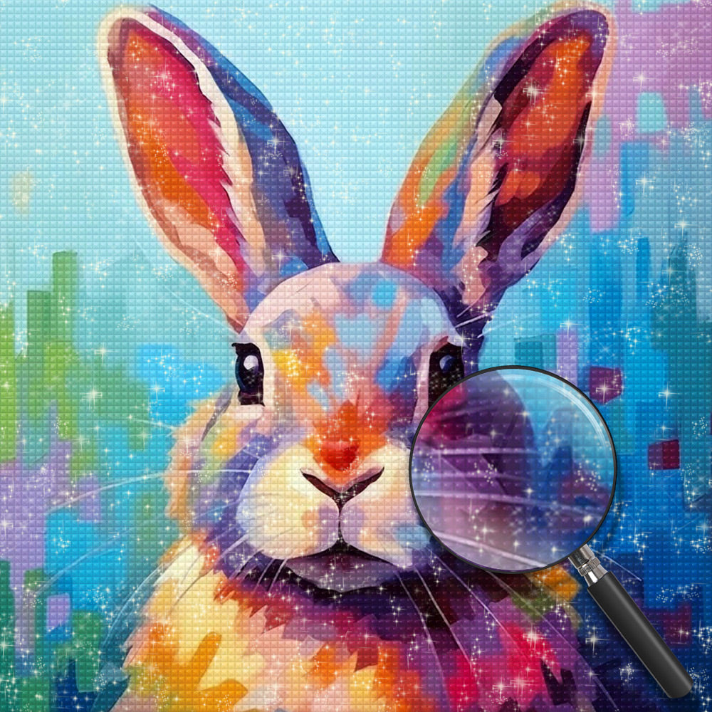 Verwirrtes Kaninchen Diamond Painting
