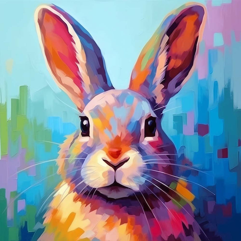 Verwirrtes Kaninchen Diamond Painting
