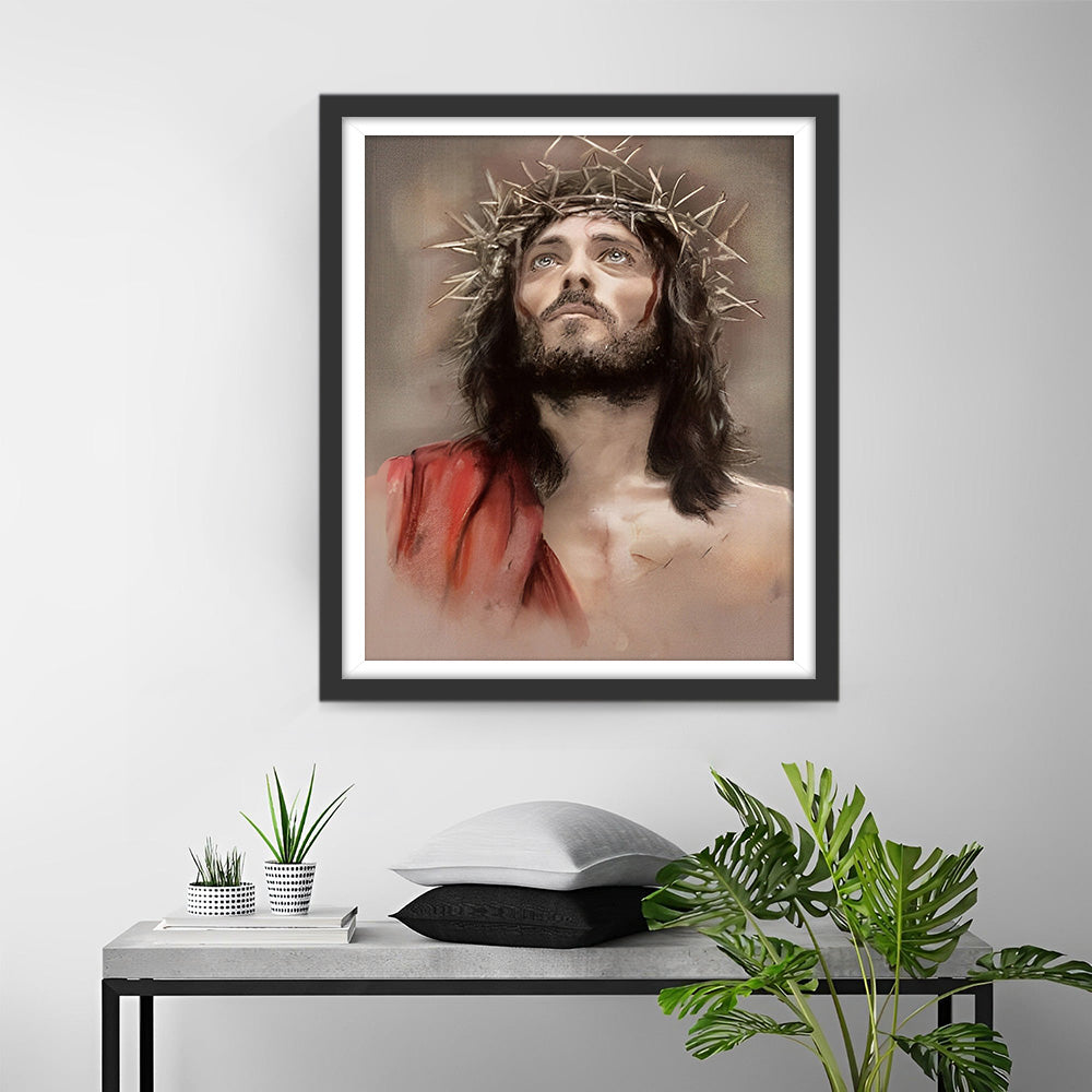 Verwundeter Jesus Diamond Painting