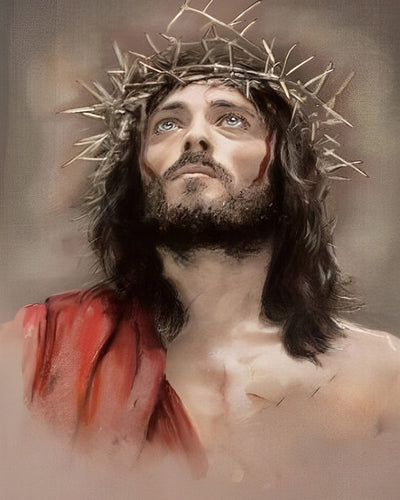 Verwundeter Jesus Diamond Painting