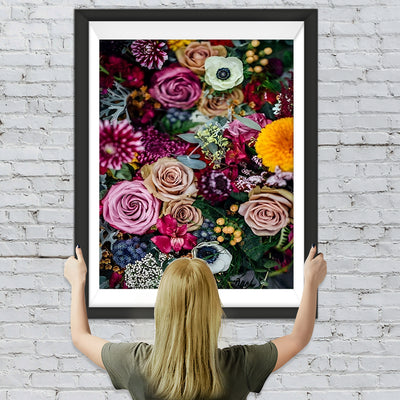 Viele Arten von Blumen Diamond Painting