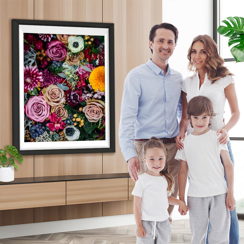 Viele Arten von Blumen Diamond Painting