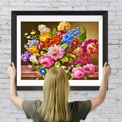 Vielfältige Blumen Diamond Painting