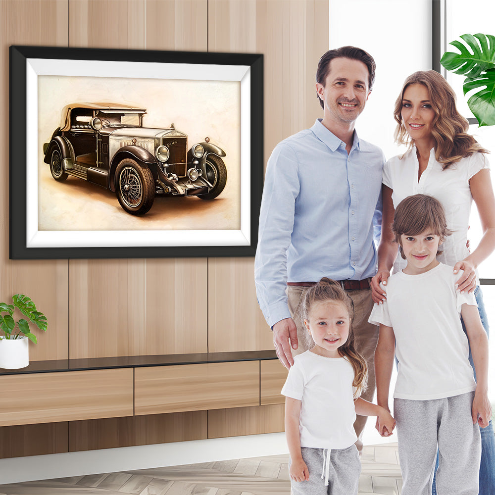 Vintage-Auto Diamond Painting