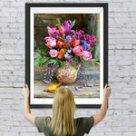 Vintage Tulpenstrauß Diamond Painting