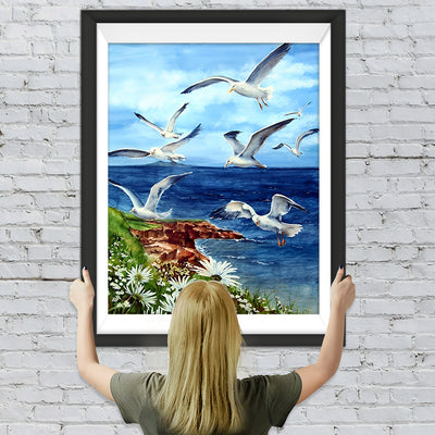 Vögel Meer Diamond Painting