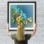 Vogel Schmetterling Blumen Diamond Painting