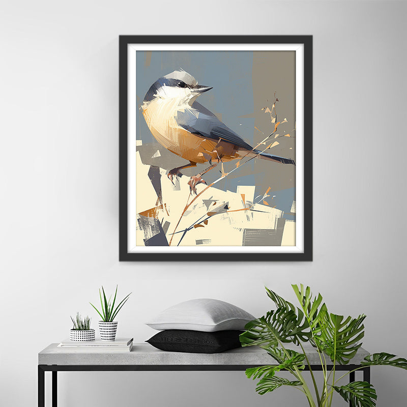 Vogel und Sonnenschein Diamond Painting