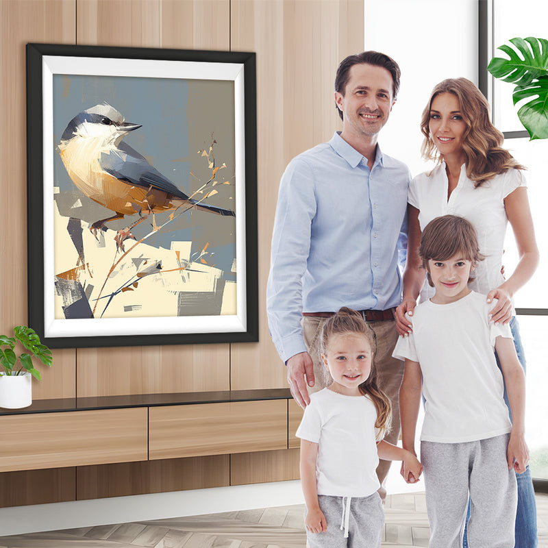 Vogel und Sonnenschein Diamond Painting