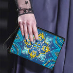 Von Mandalas inspiriert Diamond Painting Handgelenktasche
