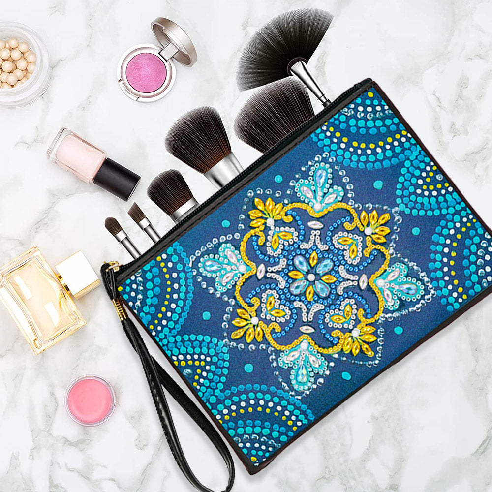 Von Mandalas inspiriert Diamond Painting Handgelenktasche