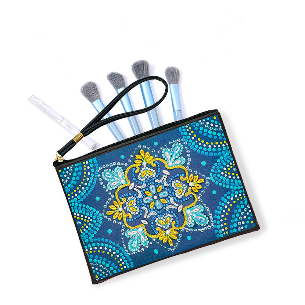 Von Mandalas inspiriert Diamond Painting Handgelenktasche