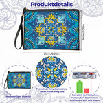 Von Mandalas inspiriert Diamond Painting Handgelenktasche