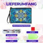Von Mandalas inspiriert Diamond Painting Handgelenktasche
