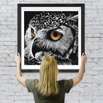 Wachsame Eule Diamond Painting